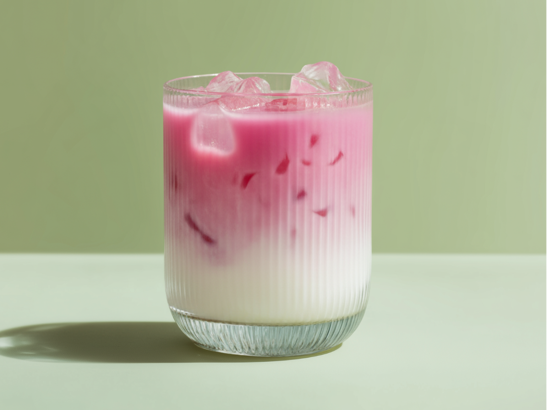 Iced Pink Matcha