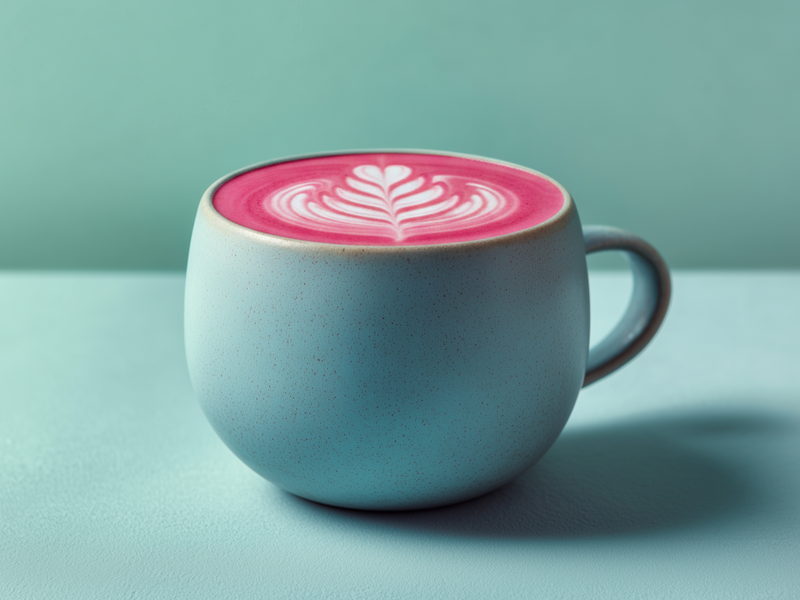 Pink Matcha Latte