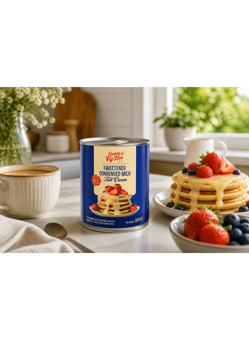 Elephant & Fig Tree Sweetened Condensed Milk Full Cream 397g Pack of 4