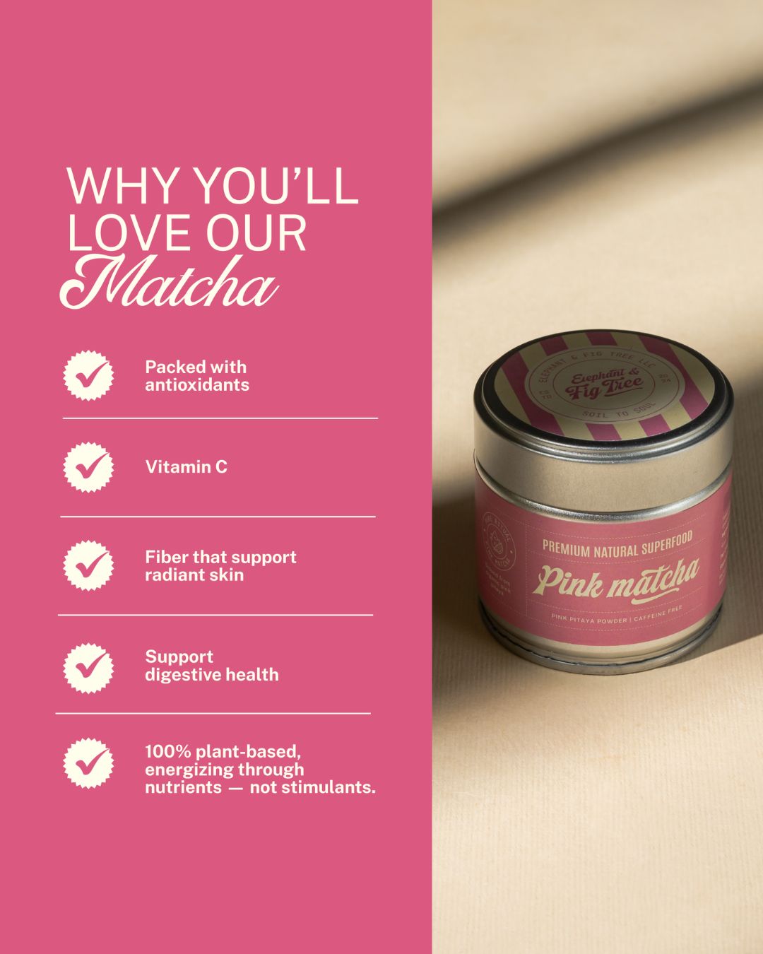 Pink Pitaya Powder - Pink Matcha