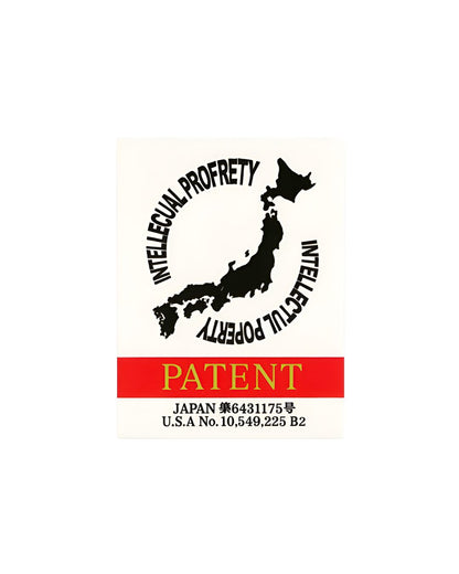 Patent symbol with a map of Japan and text indicating intellectual property rights.