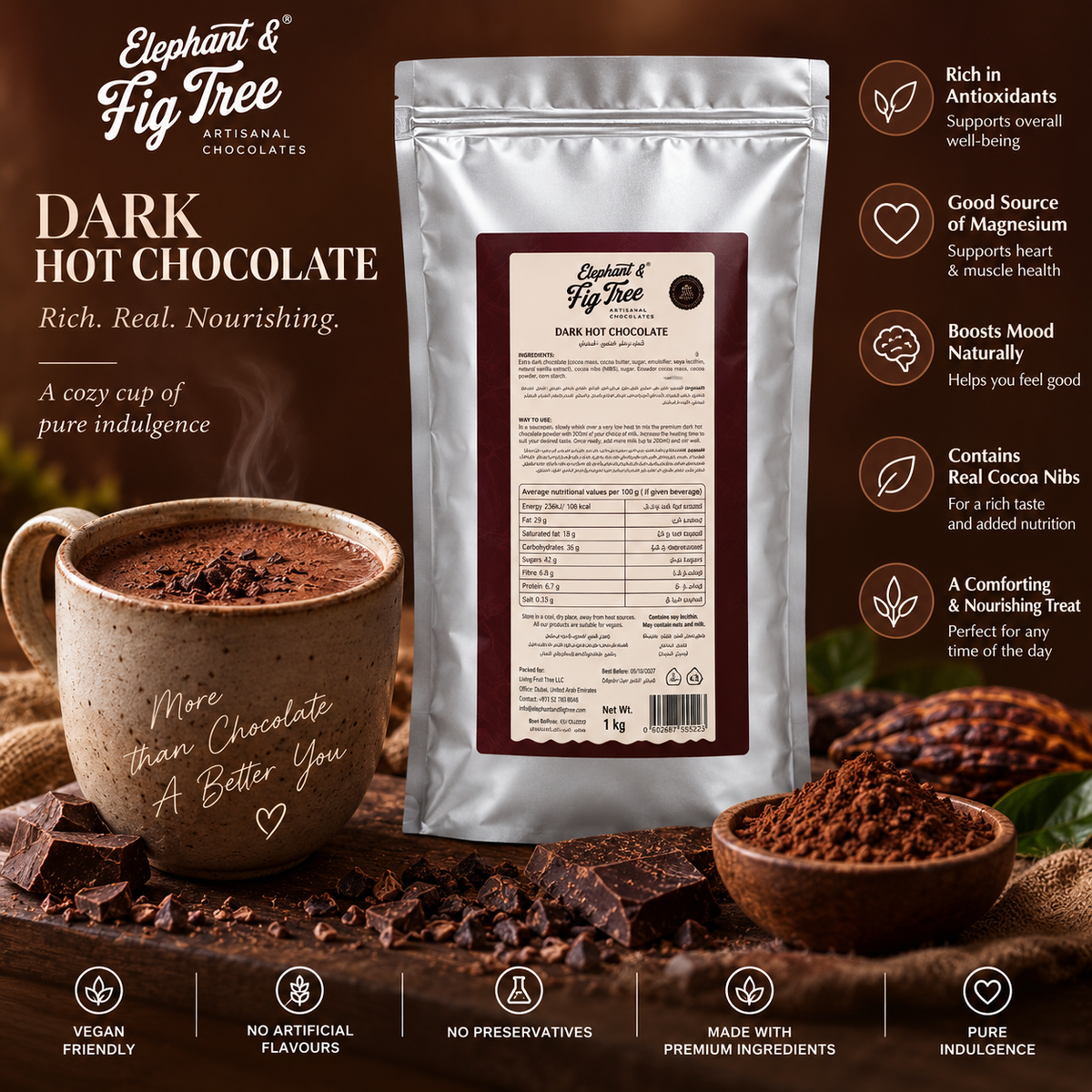Dark Hot Chocolate – 1 kg