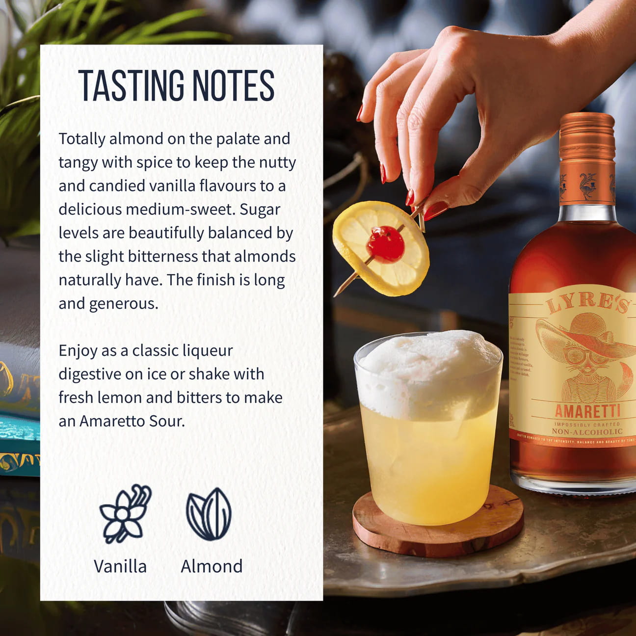 Amaretti Non-Alcoholic Spirit