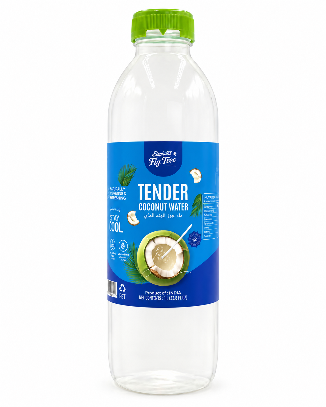 Elephant & Fig Tree Tender Coconut Water 1L Pack of 4